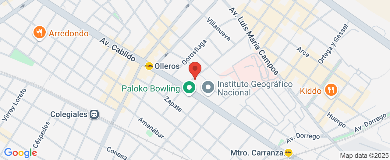 Mapa de la ubicación