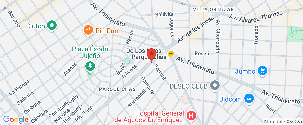 Mapa de la ubicación