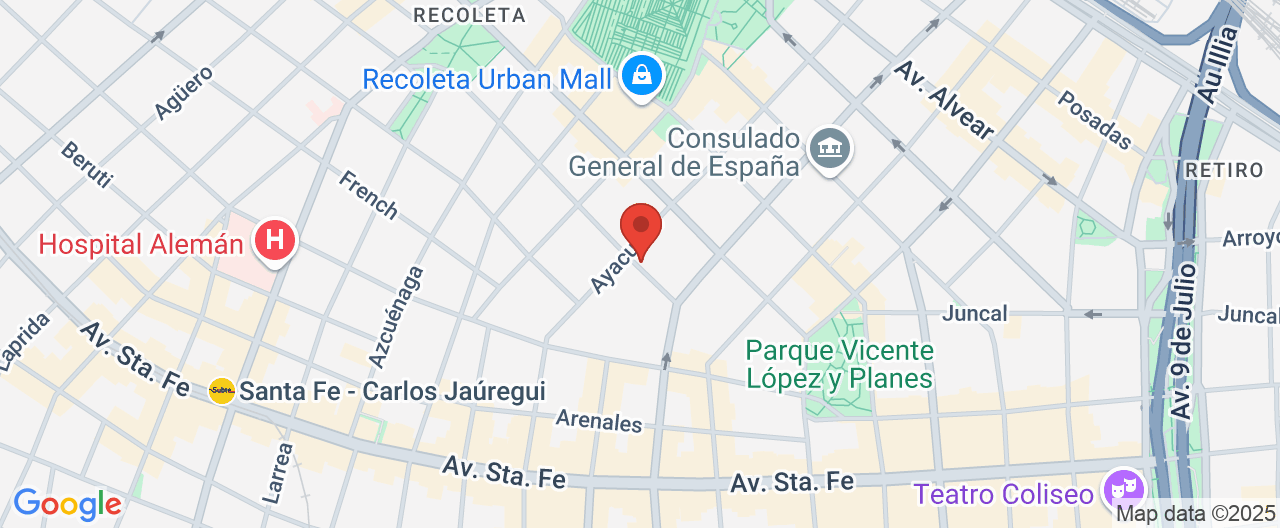 Mapa de la ubicación