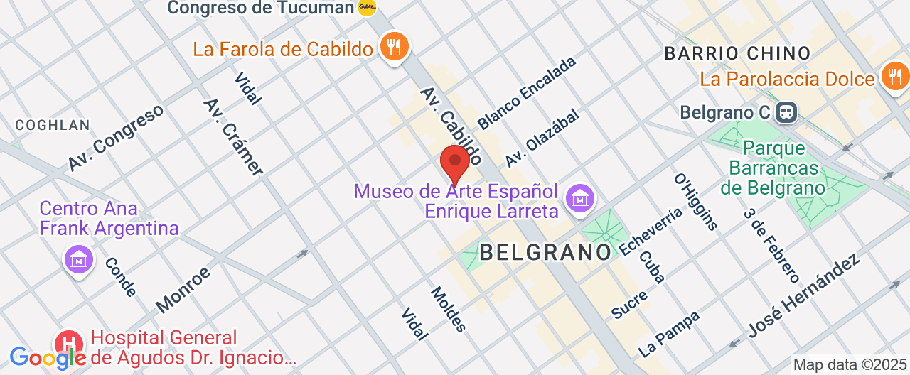 Mapa de la ubicación