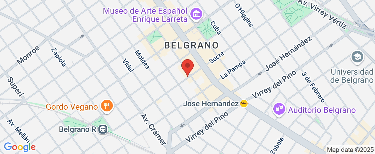 Mapa de la ubicación