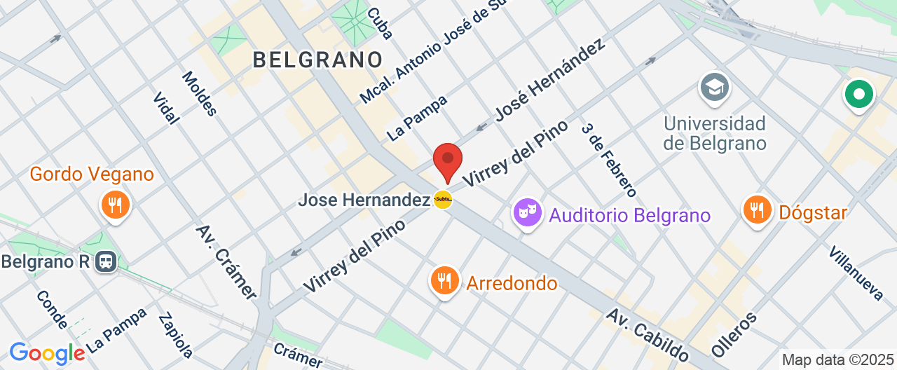 Mapa de la ubicación