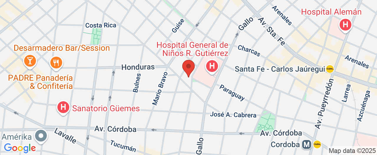 Mapa de la ubicación