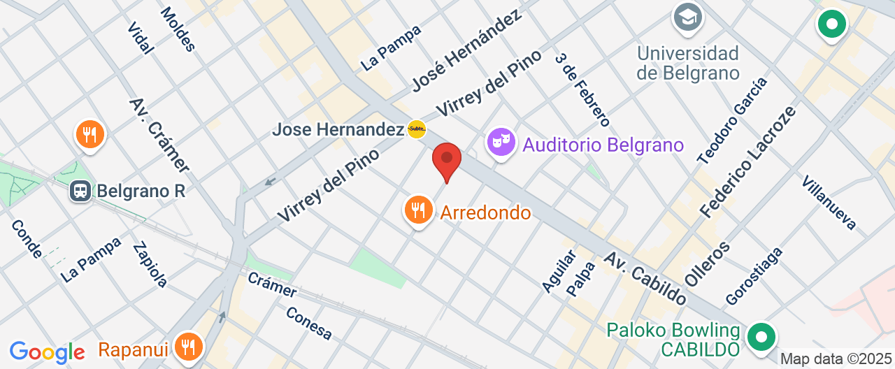Mapa de la ubicación