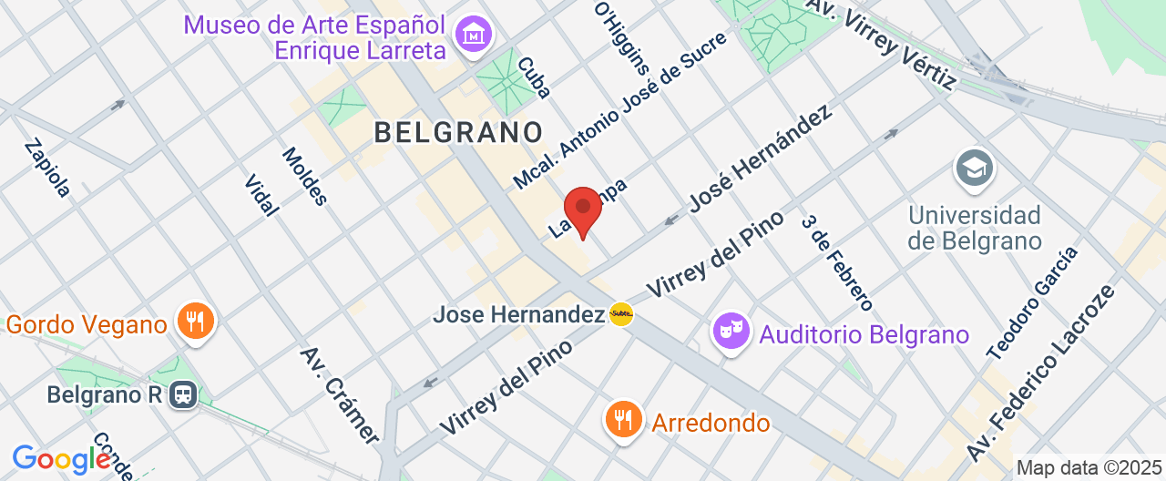 Mapa de la ubicación