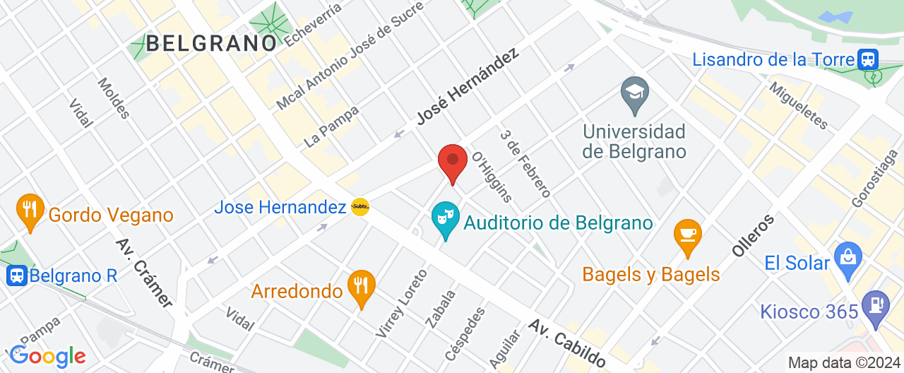 Mapa de la ubicación