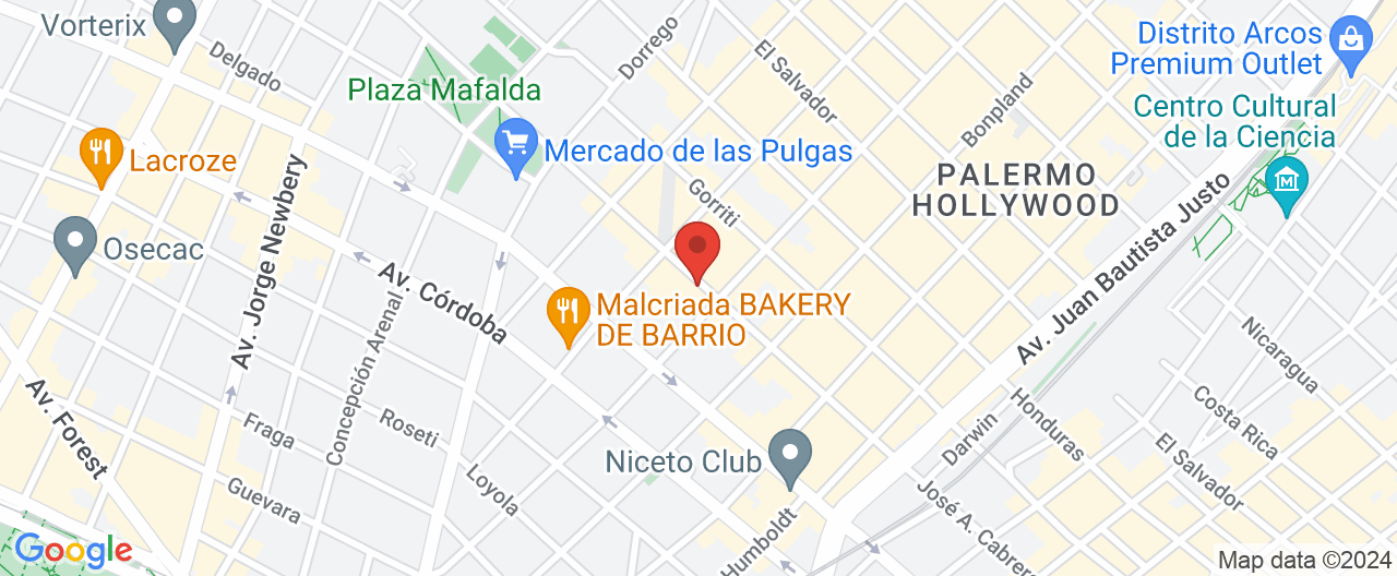 Mapa de la ubicación