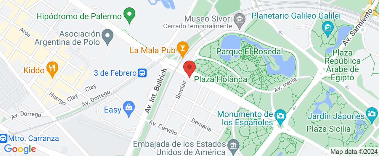 Mapa de la ubicación