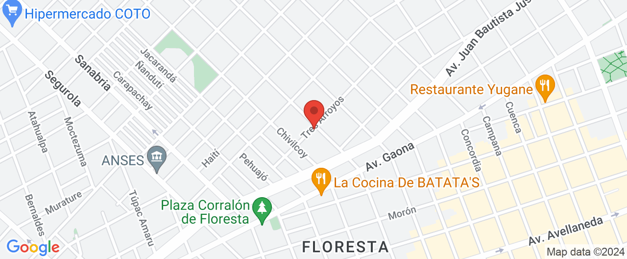 Mapa de la ubicación