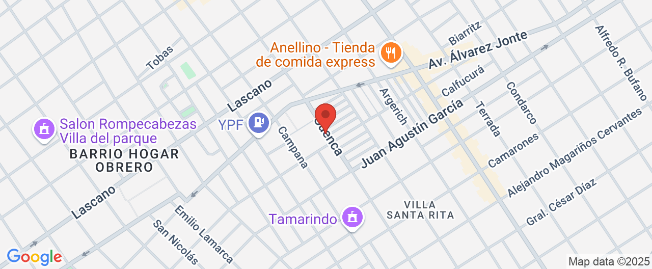 Mapa de la ubicación