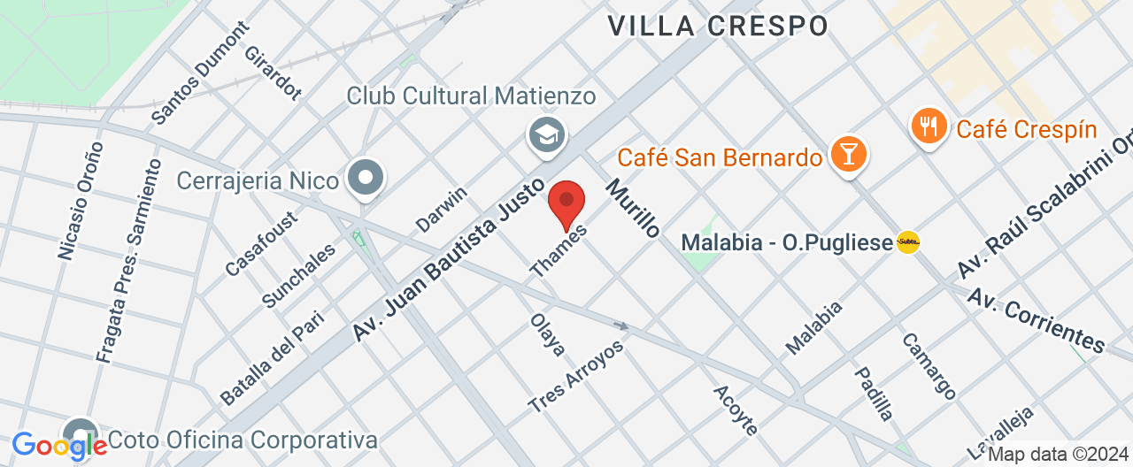 Mapa de la ubicación