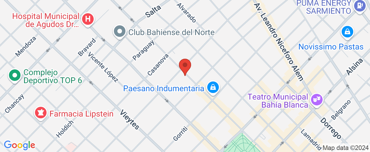 Mapa de la ubicación