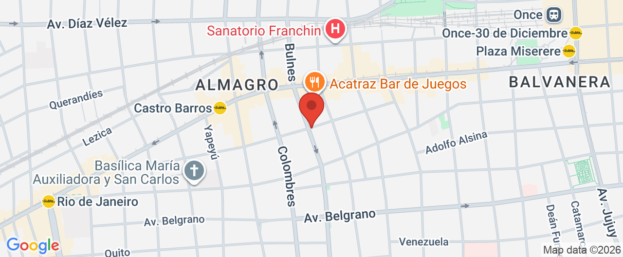 Mapa de la ubicación