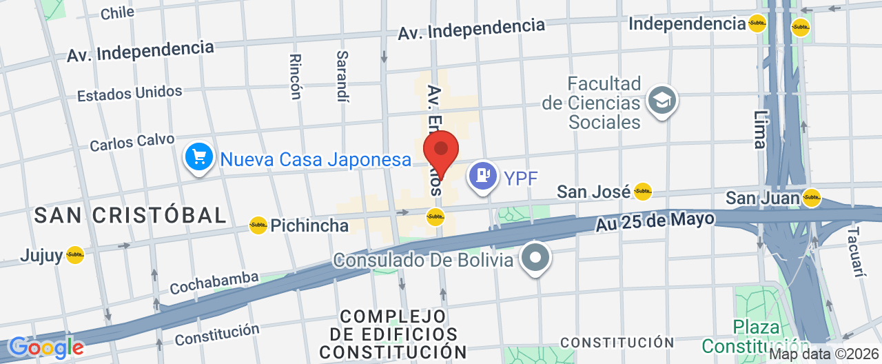 Mapa de la ubicación