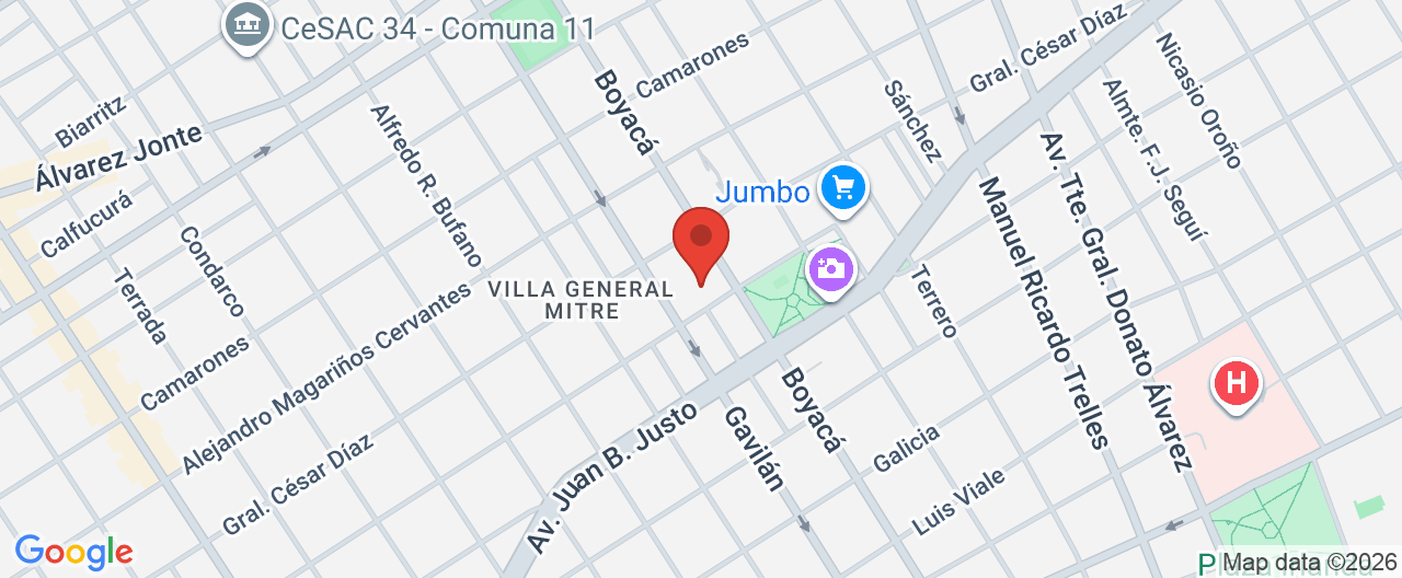 Mapa de la ubicación