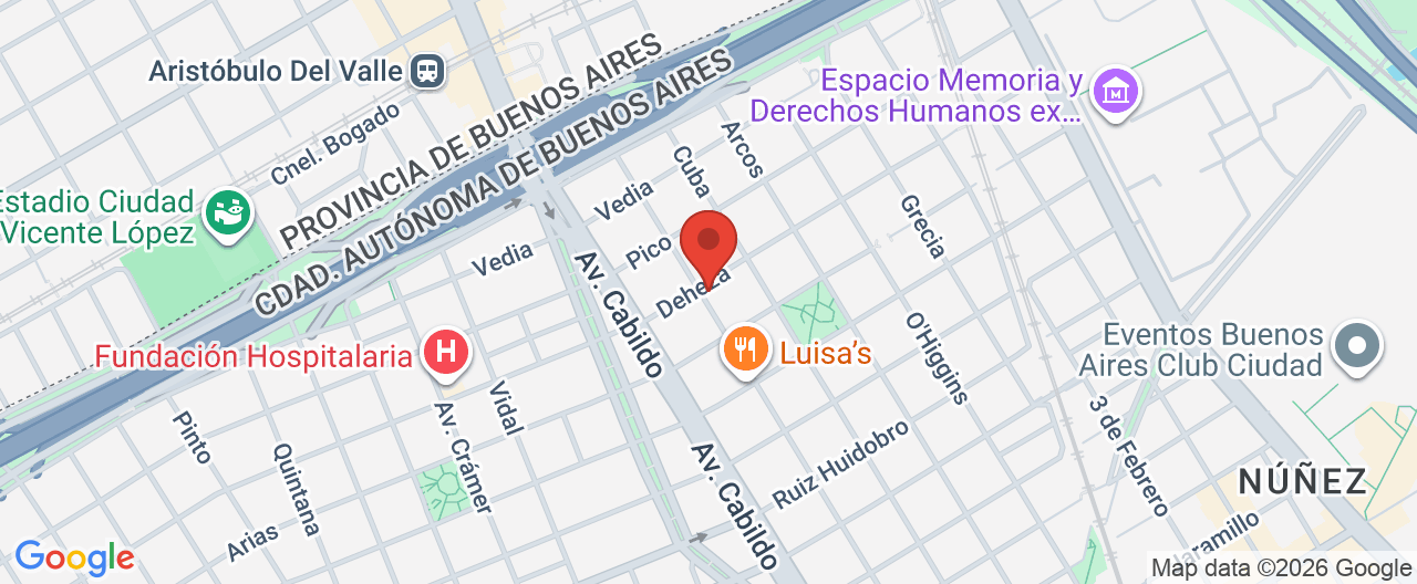 Mapa de la ubicación