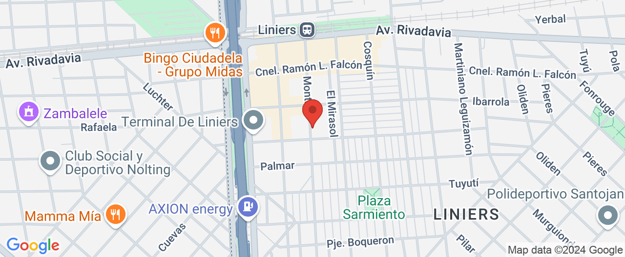 Mapa de la ubicación