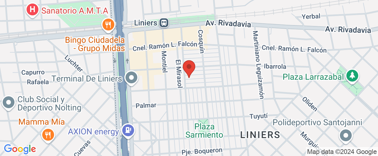 Mapa de la ubicación