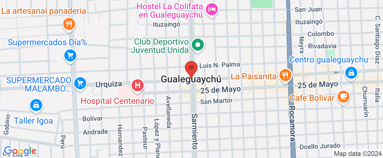 Mapa de la ubicación