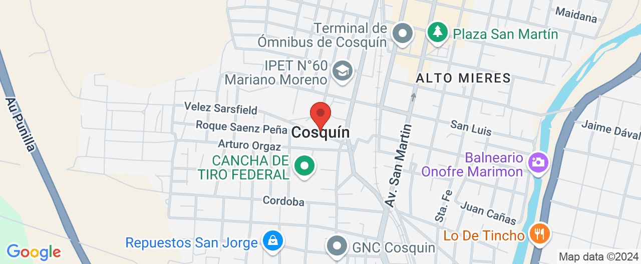 Mapa de la ubicación
