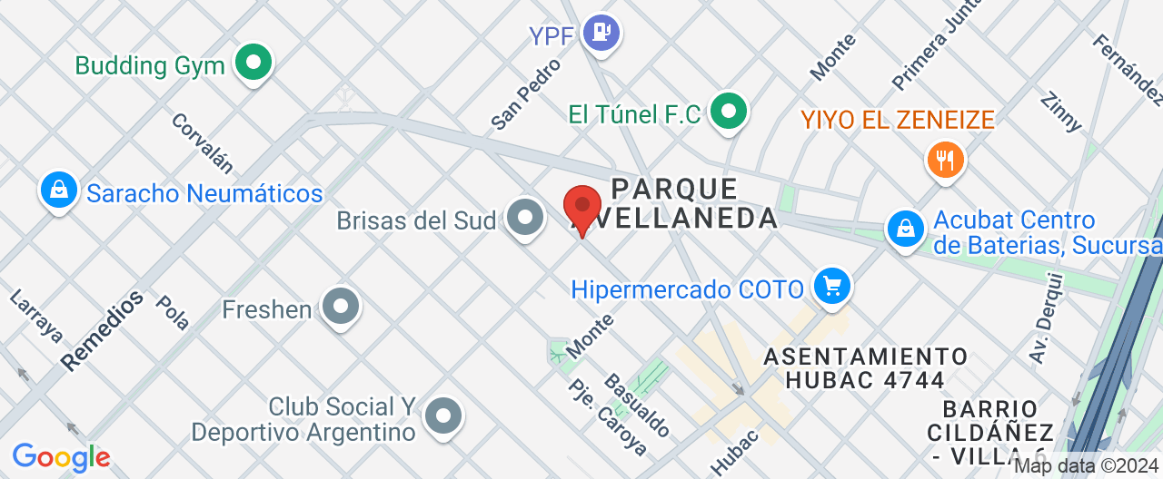 Mapa de la ubicación