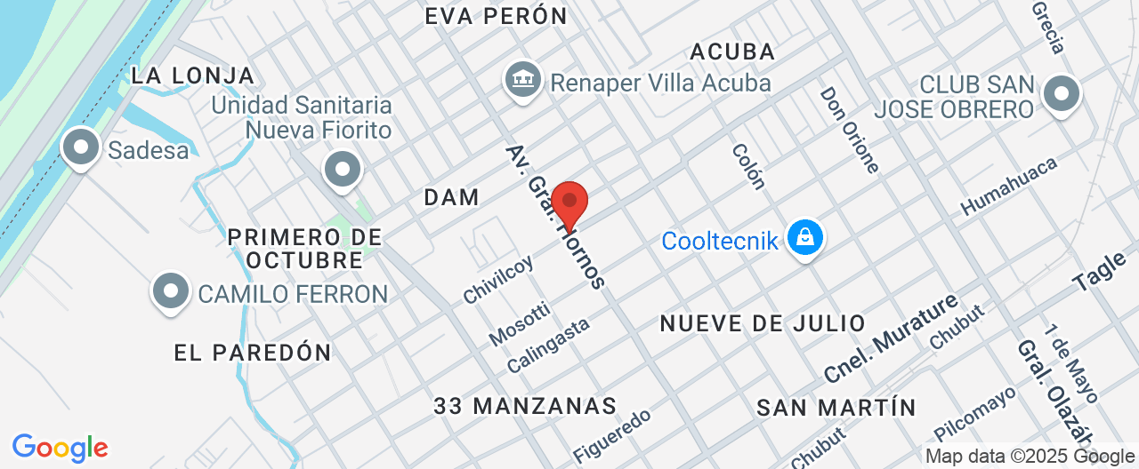Mapa de la ubicación