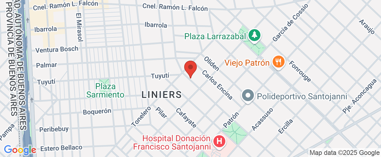 Mapa de la ubicación