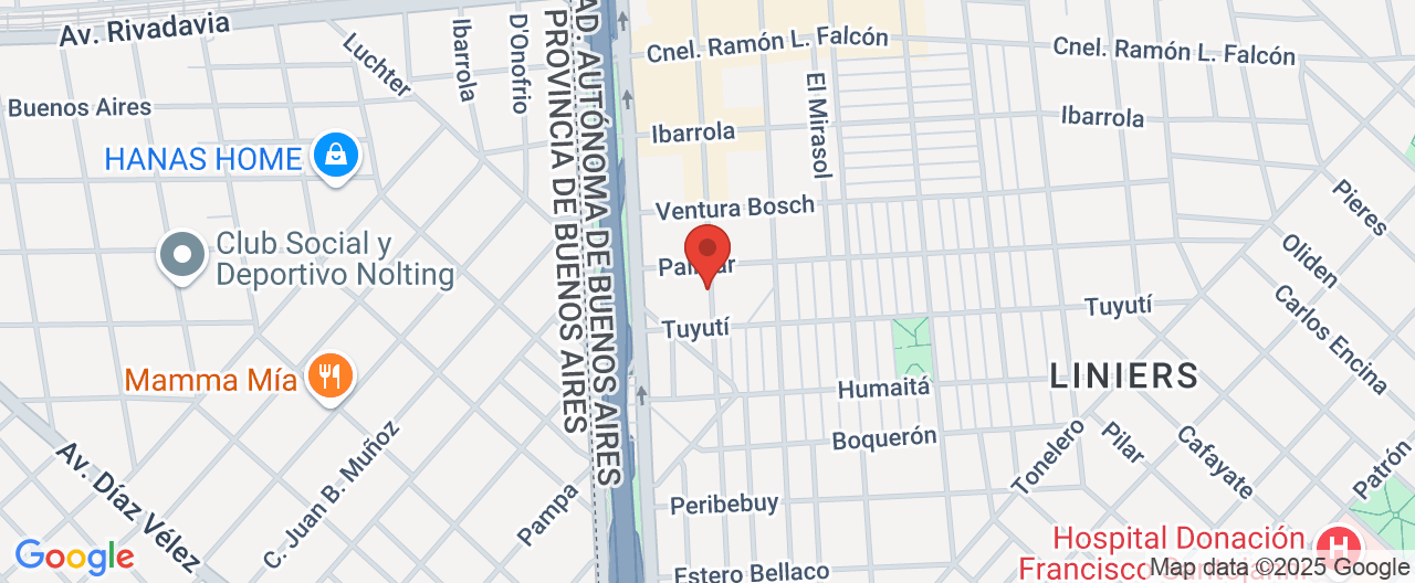 Mapa de la ubicación