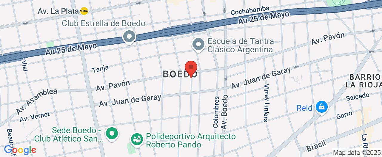 Mapa de la ubicación