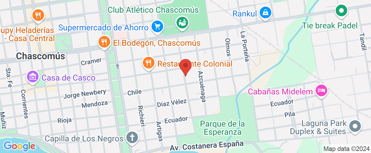 Mapa de la ubicación
