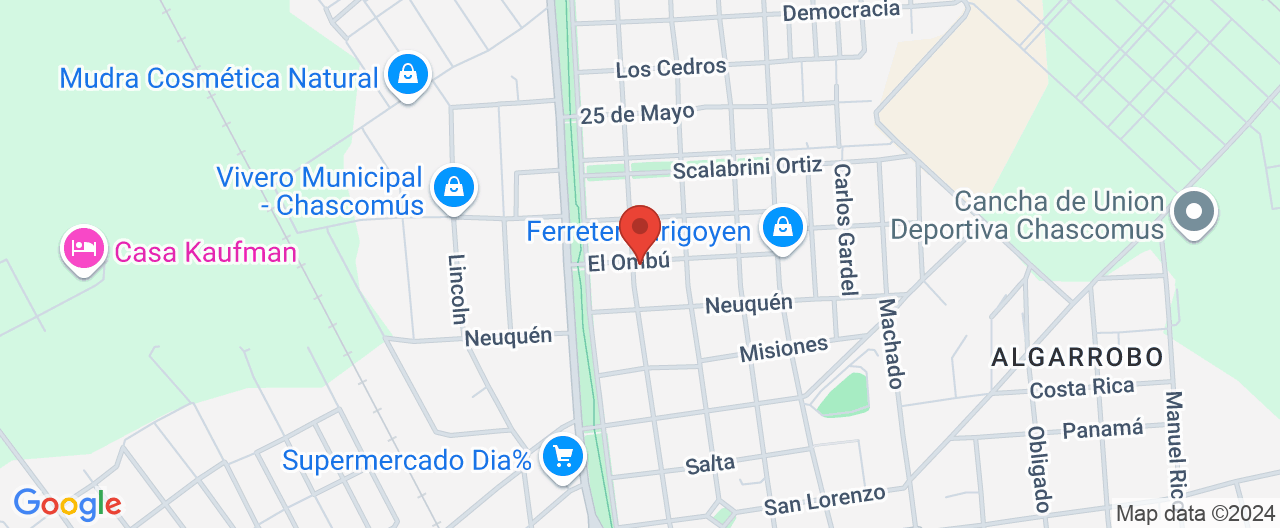 Mapa de la ubicación