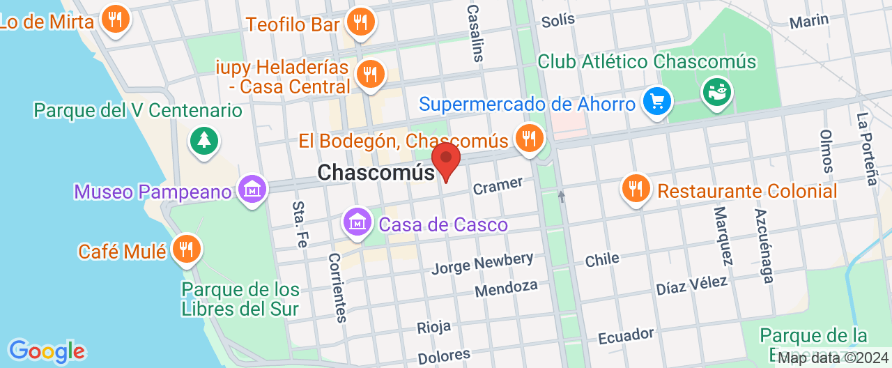 Mapa de la ubicación