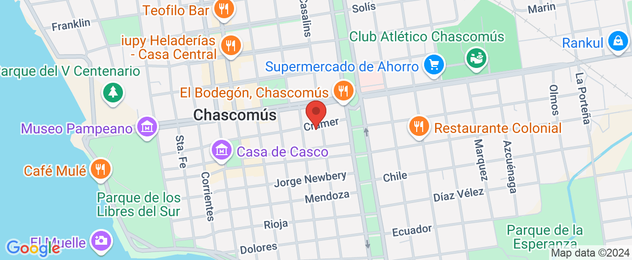 Mapa de la ubicación