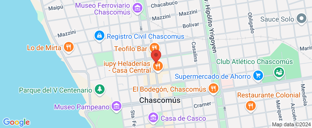 Mapa de la ubicación