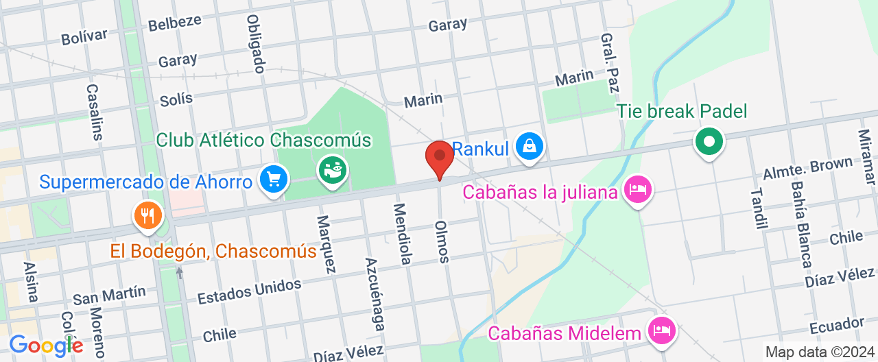 Mapa de la ubicación