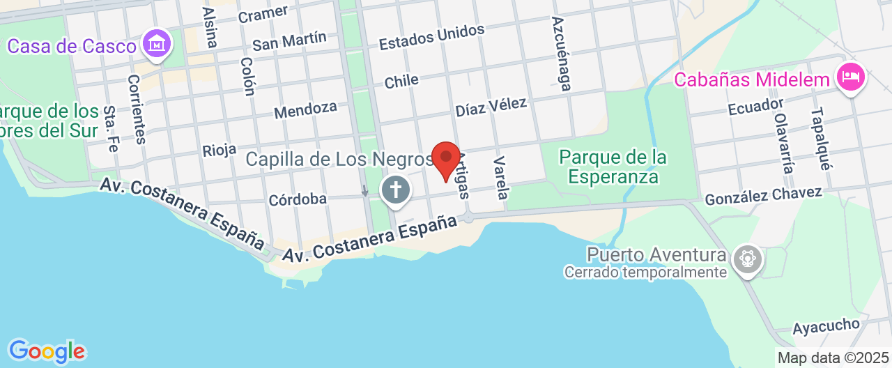 Mapa de la ubicación