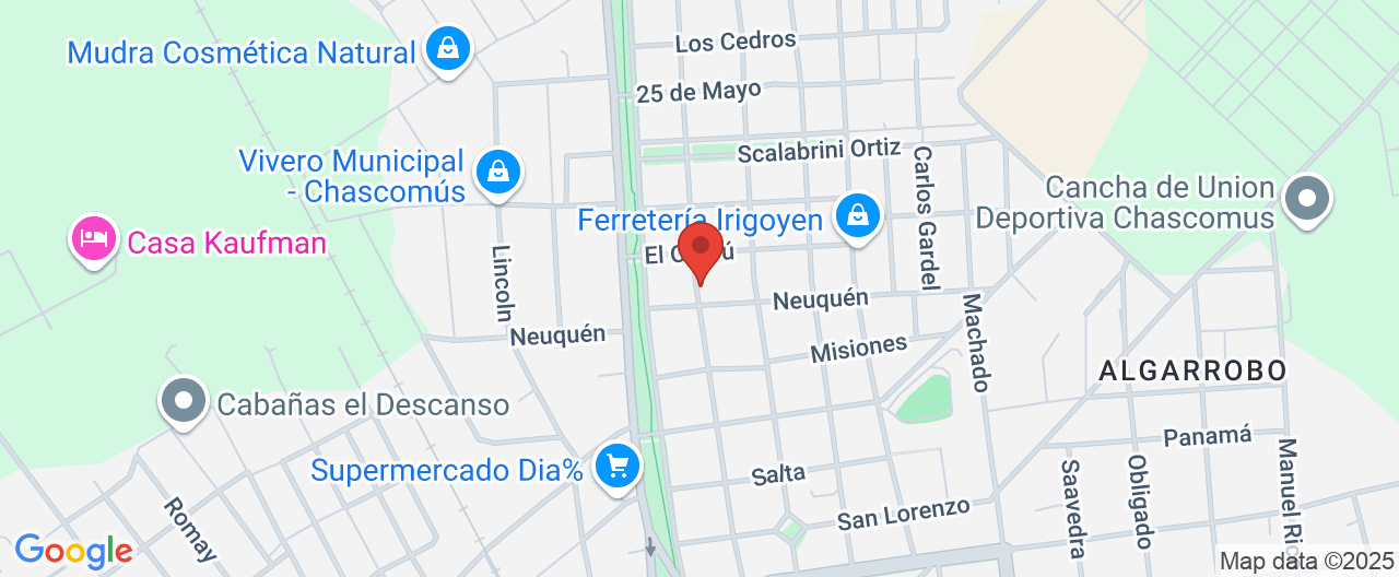 Mapa de la ubicación