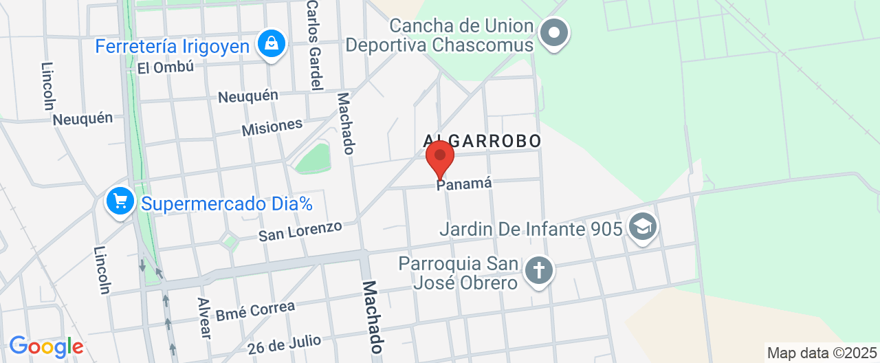 Mapa de la ubicación