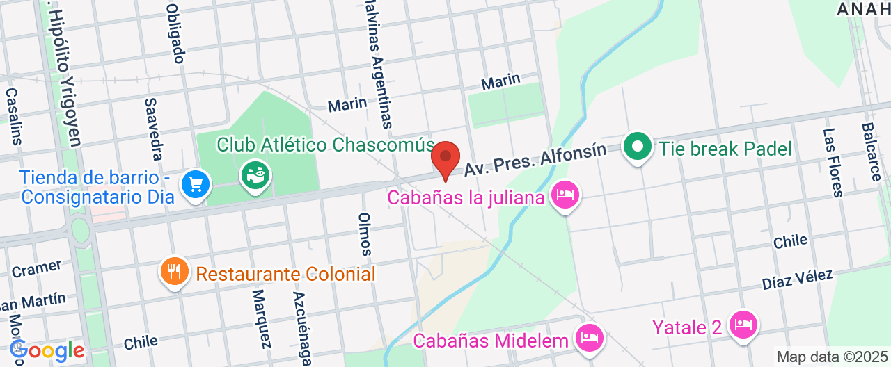 Mapa de la ubicación