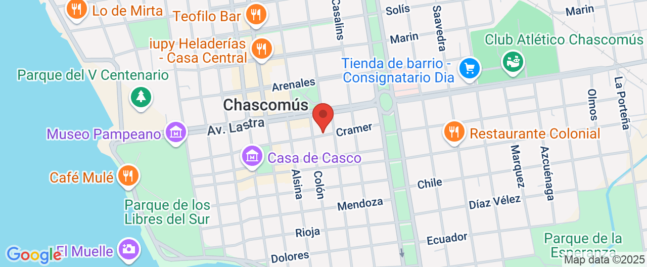 Mapa de la ubicación
