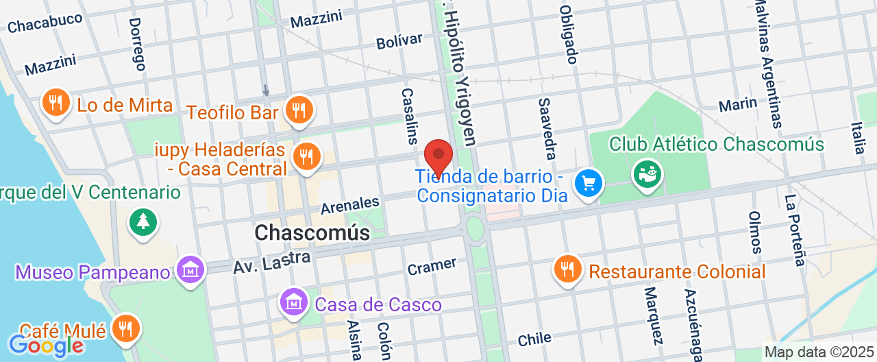 Mapa de la ubicación