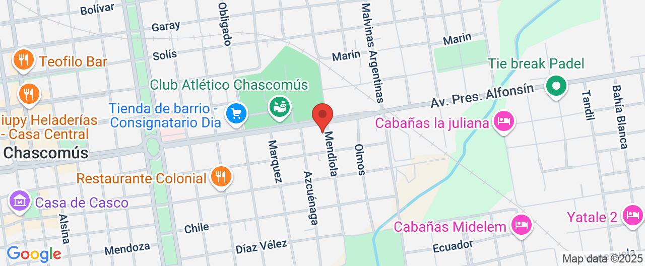Mapa de la ubicación
