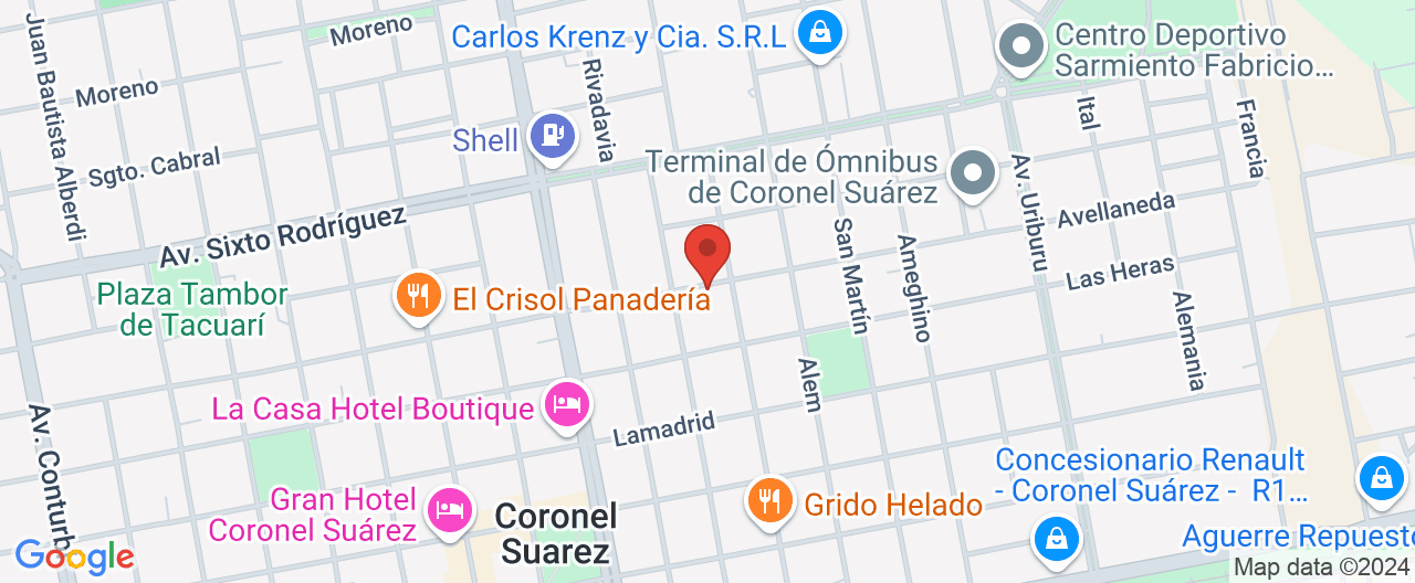 Mapa de la ubicación