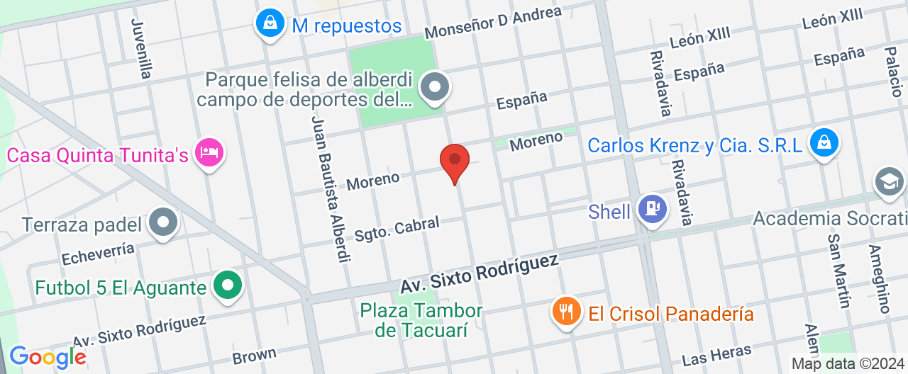 Mapa de la ubicación