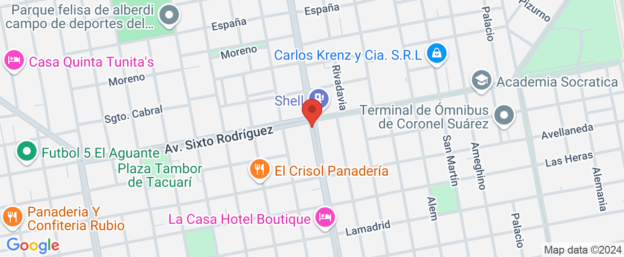 Mapa de la ubicación