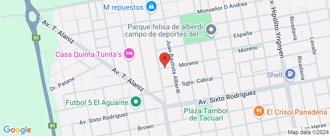 Mapa de la ubicación