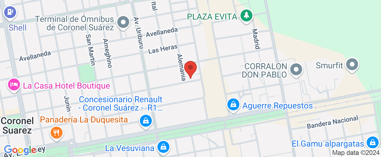 Mapa de la ubicación