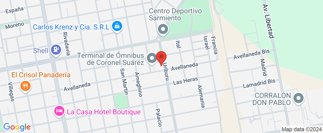 Mapa de la ubicación