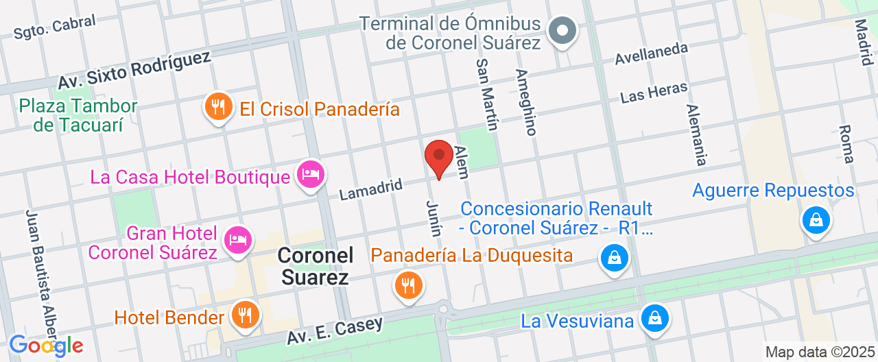 Mapa de la ubicación