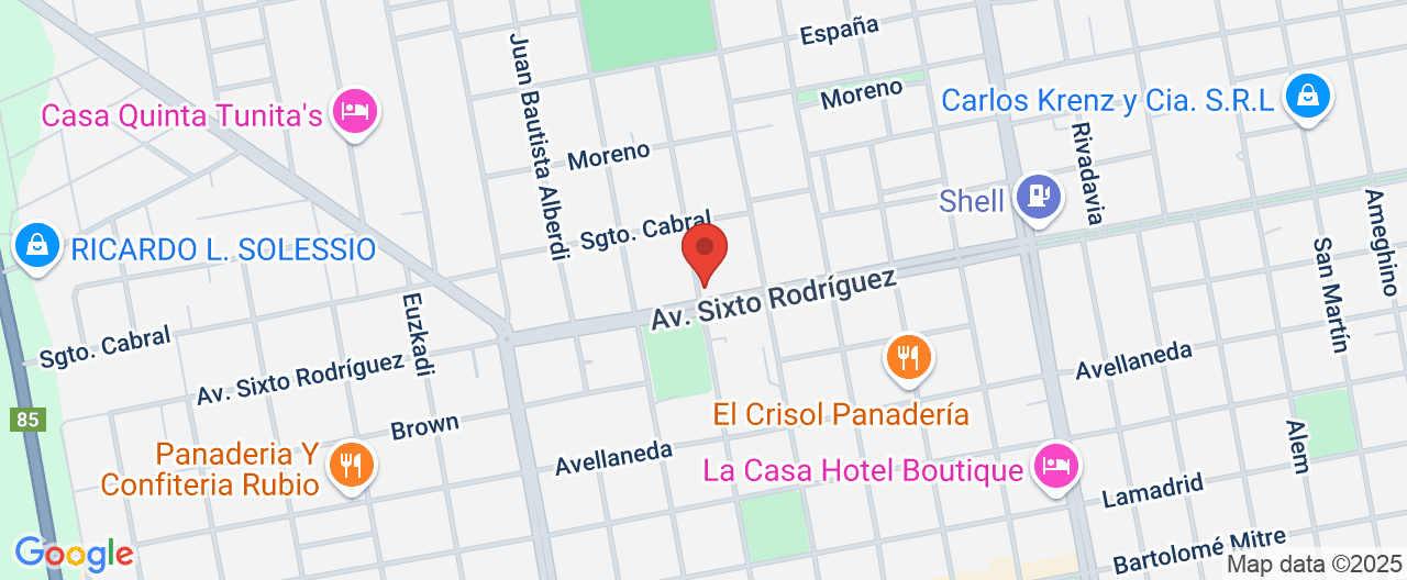 Mapa de la ubicación